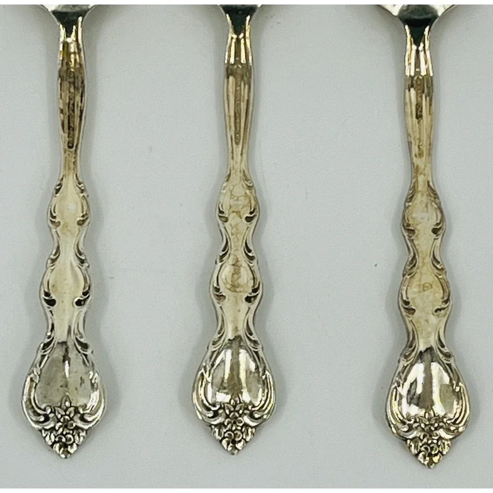 International Silverplate Interlude 1971 Soup Tablespoons Set of 3 6 3/4
